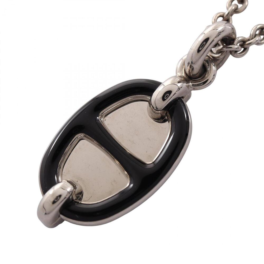 Hermes Chaine d'Ancre Mini Maillon PM Necklace, Metal Jewelry, Women's, Silve...